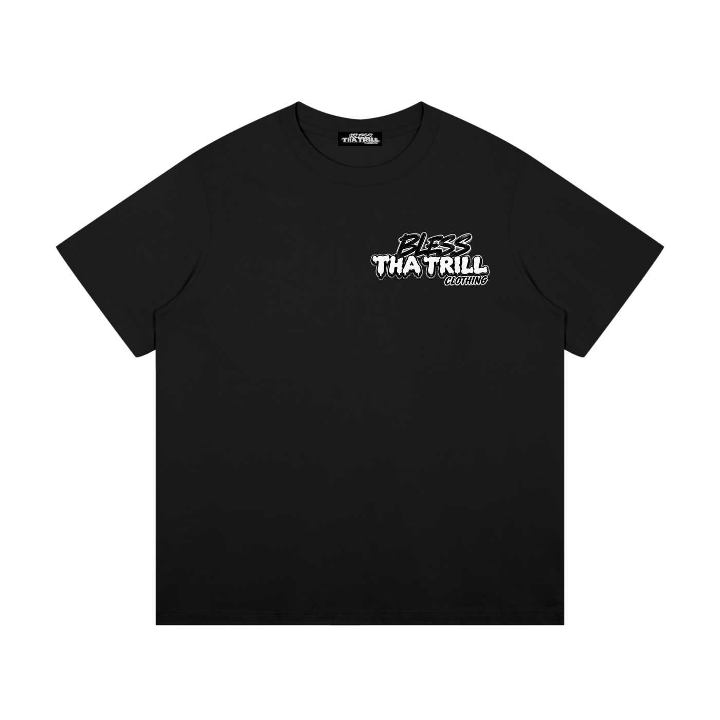 "Guardian Angel" (BlessThaTrill) Graphic Black or White T-Shirt