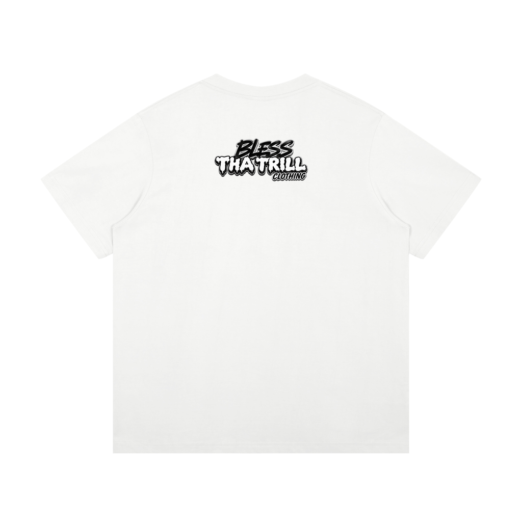 "Evening Sky" (BlessThaTrill) Graphic Black or White T-Shirt