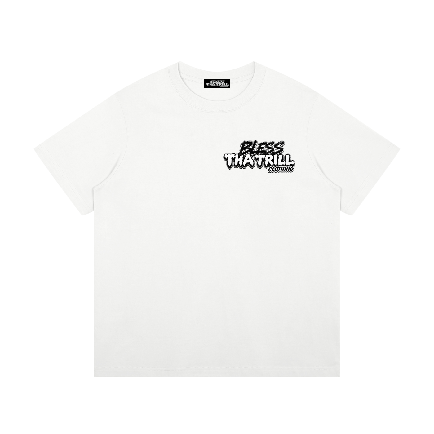 "Guardian Angel" (BlessThaTrill) Graphic Black or White T-Shirt
