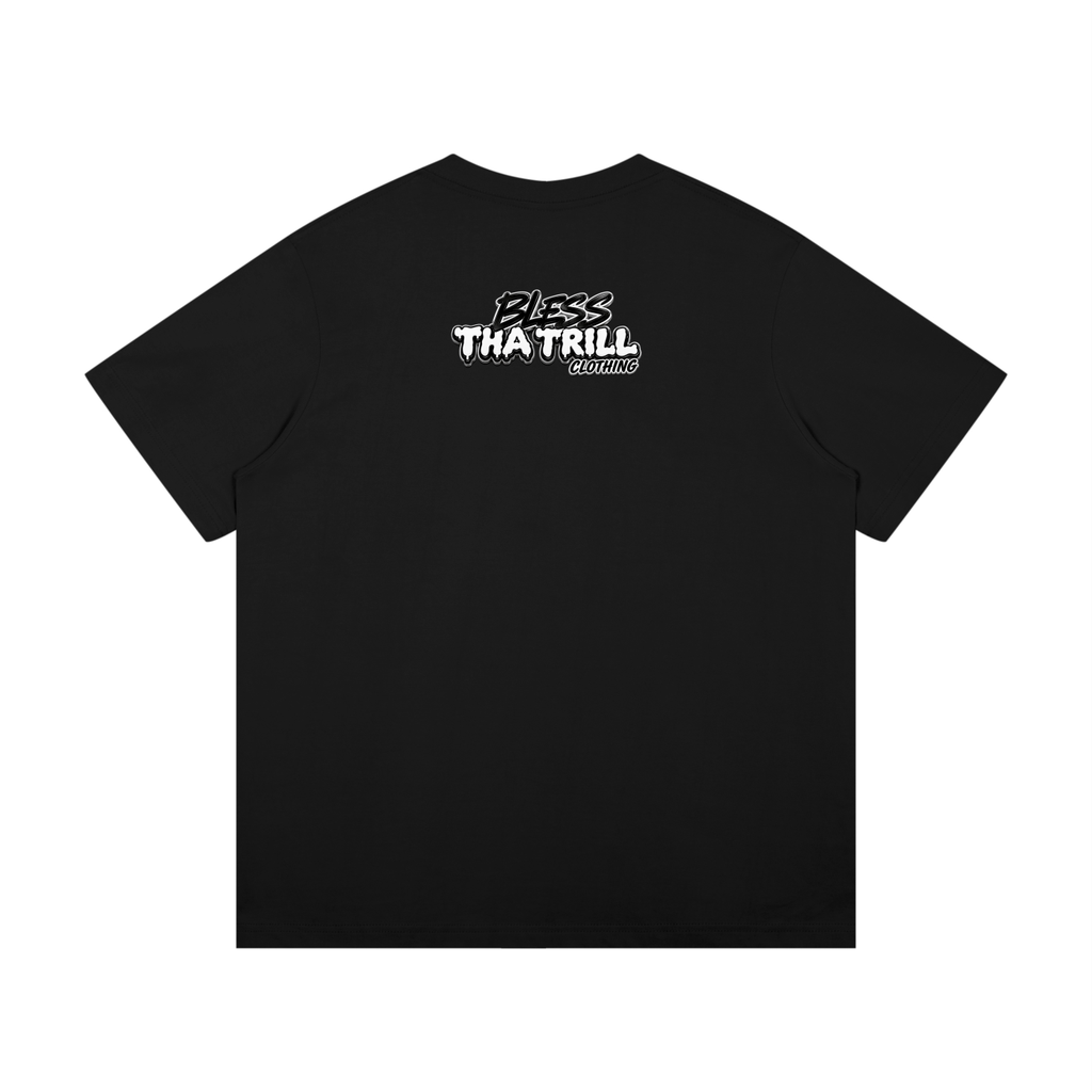 "Virgin Mary" (BlessThaTrill) Graphic Black or White T-Shirt
