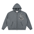 Bless Tha Trill Graphic Black or Gray Sparkle Full Zip Hoodie
